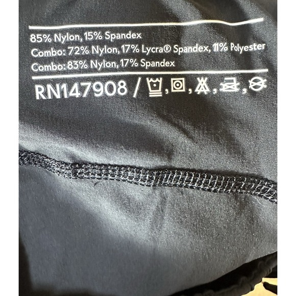 Outdoor Voices Track Pants Women XS Black Joggers Lightweight Nylon Spandex New - Picture 10 of 10